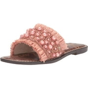 Sam Edelman Womens Guthrie Flat Sandal Rose 8.5M
