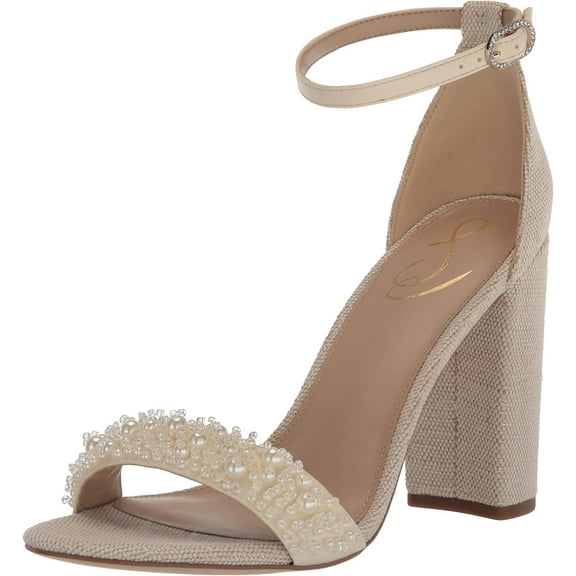 Sam Edelman Women's Heels Yaro Modern Ivory Perla 10M