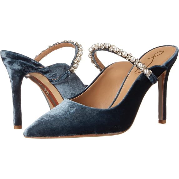 Sam Edelman Women's Hyland Mule Pumps Deep Sapphire 6.5M