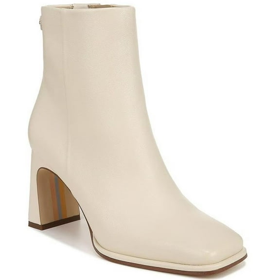 Sam Edelman Women's Irie Square Toe Ankle Bootie Modern Ivory 9W