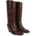 thumbnail image 1 of Sam Edelman Women's James Western Boot Spiced Pecan Wide Calf 6.5M, 1 of 5