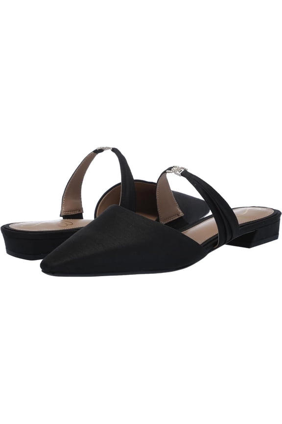 Women's Judie Mule Black Silk 6M