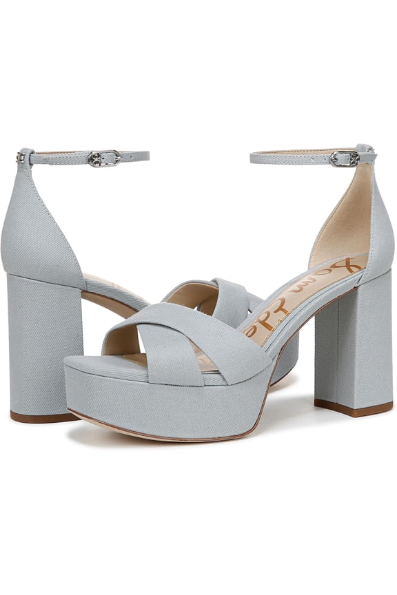 Women's Jullian Platform Heel Cape Blue Twill 8.5M