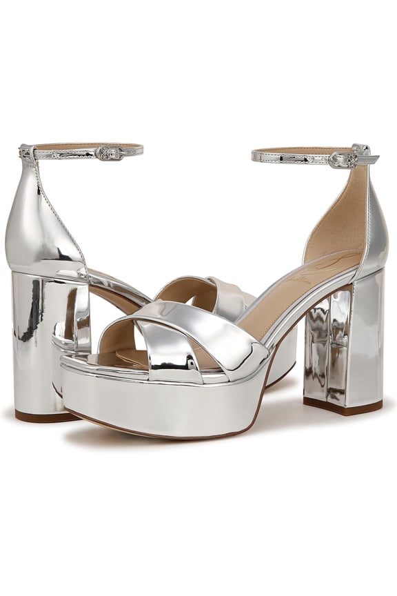 Women's Jullian Platform Heel Soft Silver 8.5M