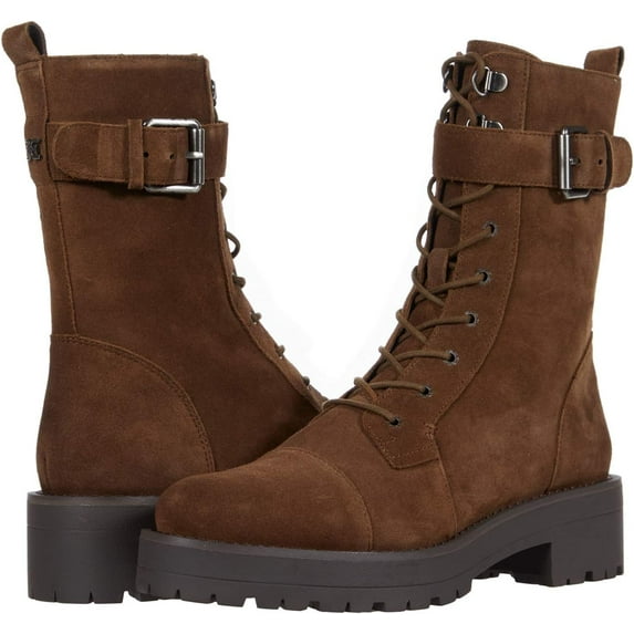Sam Edelman Women's Junip Combat Boots Americano Suede 6M