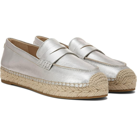 Sam Edelman Women's Kai Loafer Flats Soft Silver 8M