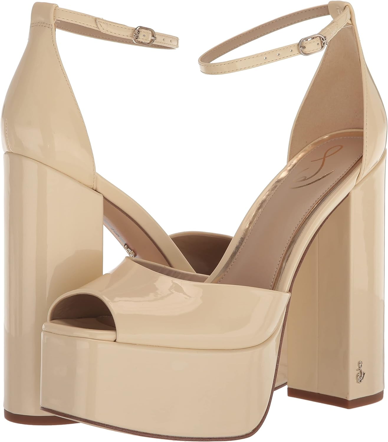 Sam Edelman Women's Kori Platform Heel Modern Ivory 7.5M - Walmart.com