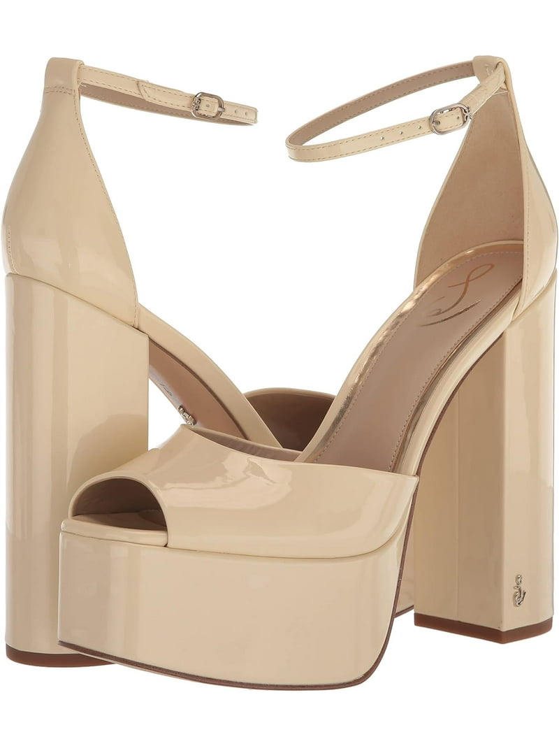 Sam Edelman Women's Kori Platform Heel Modern Ivory 8.5M - Walmart.com