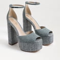 thumbnail image 1 of Sam Edelman Women's Kori Platform Washed New Blue Sandal 7.5M, 1 of 5