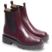 Sam Edelman Women's Laguna Chelsea French Burgundy Leather Ankle Boot 7.5M