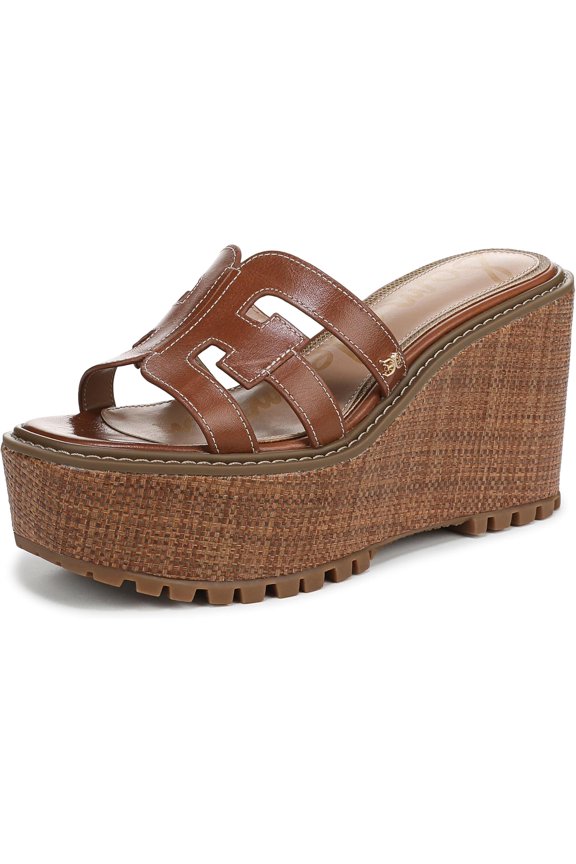 Women's Laine Rich Cognac Platform Sandals 9M