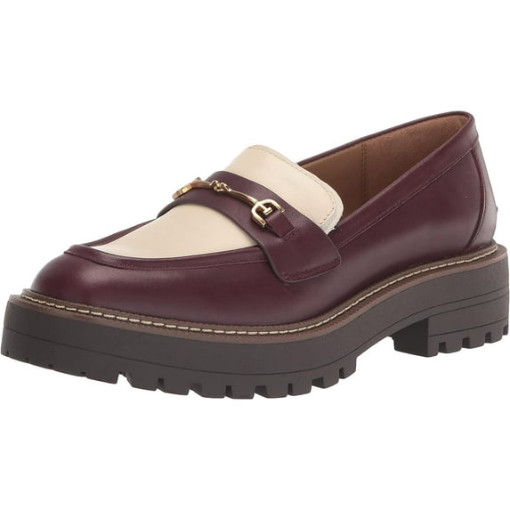 Sam Edelman Women's Laurs Leather Loafer Bordeaux 8M