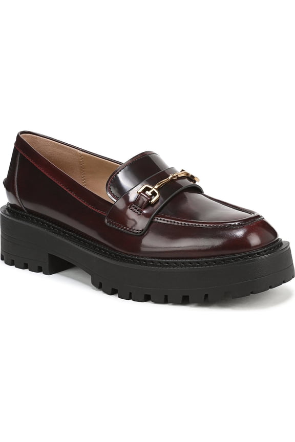 Women's Lea Platform Loafer Dark Merlot 7.5M