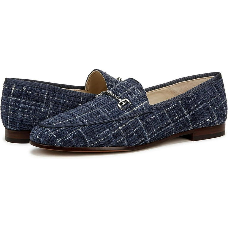 Sam Edelman Women's Loraine Atlantic Blue Tweed Loafer 7M