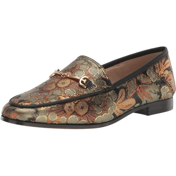 Sam Edelman Women's Loraine Bronze Floral Loafer 7W