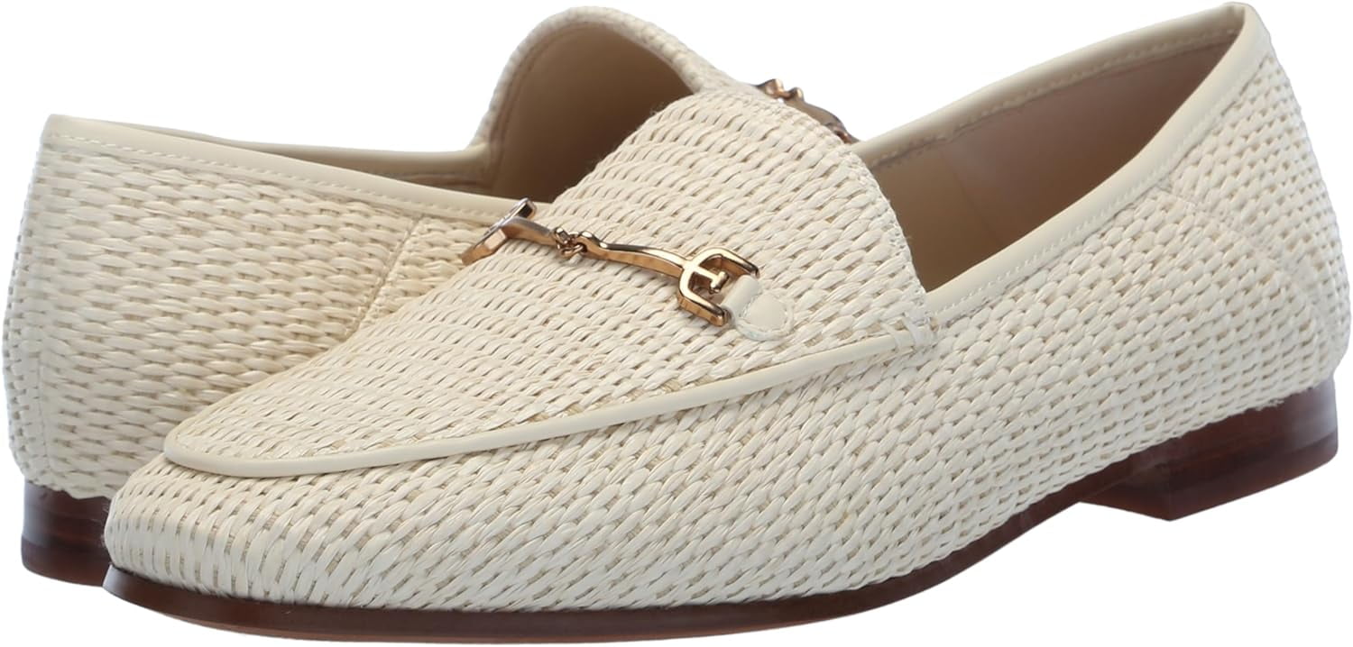 Sam Edelman Women's Loraine Linen Raffia Loafer 6M - Walmart.com