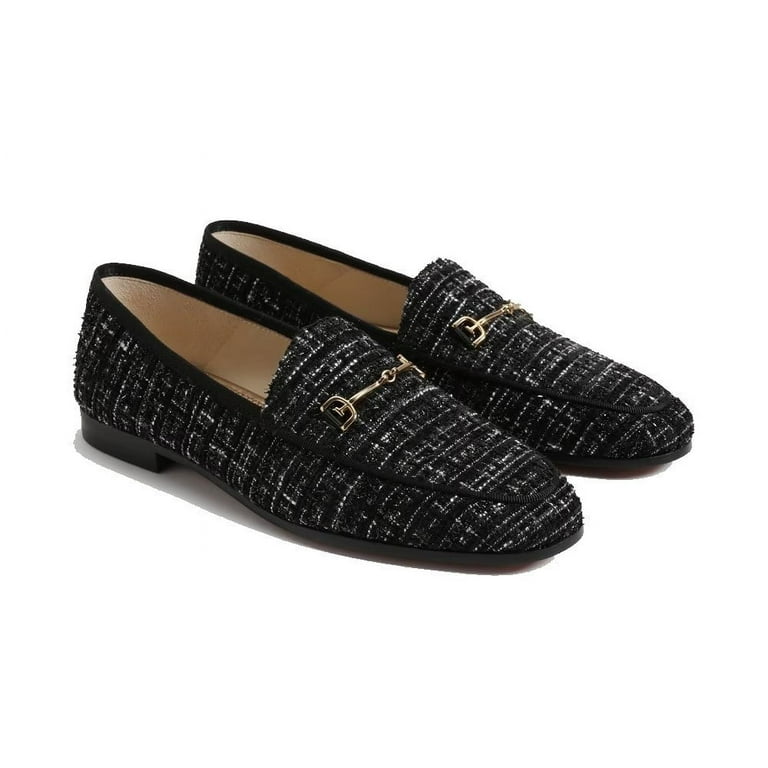 Sam Edelman Women's Loraine Loafer Black Tweed 7.5M - Walmart.com