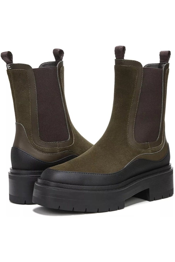 Women's Lulia Chelsea Boots Alpine Green Suede 10M