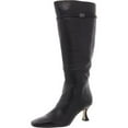 thumbnail image 1 of Sam Edelman Women's Lyla Knee High Boot Black Leather Wide Calf 10M, 1 of 5