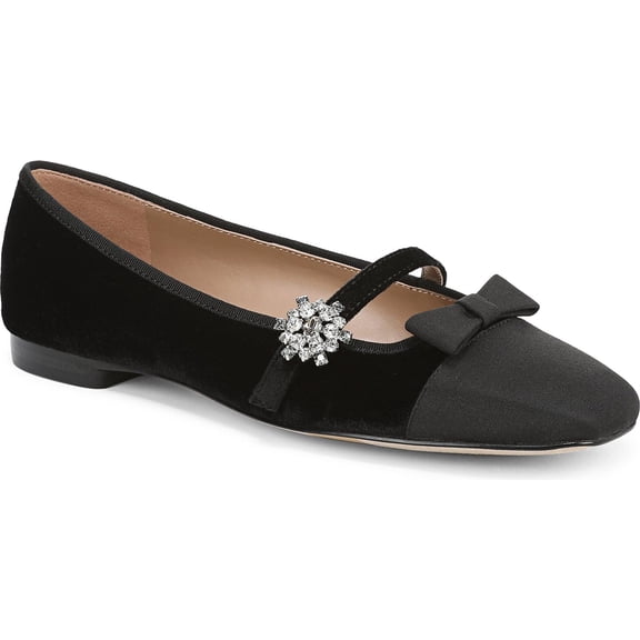 Sam Edelman Women's Madi Mary Jane Flat Black 10.5M