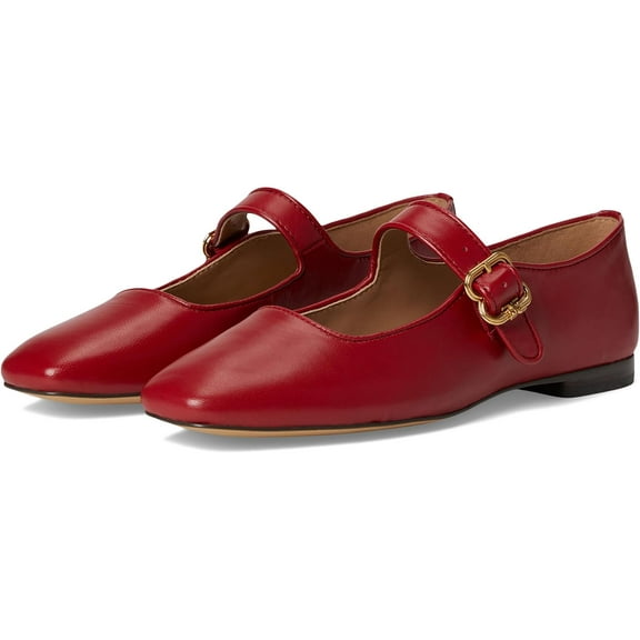 Sam Edelman Women's Michaela Mary Jane Flats Scarlet Red 11M