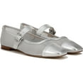 thumbnail image 1 of Sam Edelman Women's Miranda Mary Jane Flat Soft Silver 6M, 1 of 5