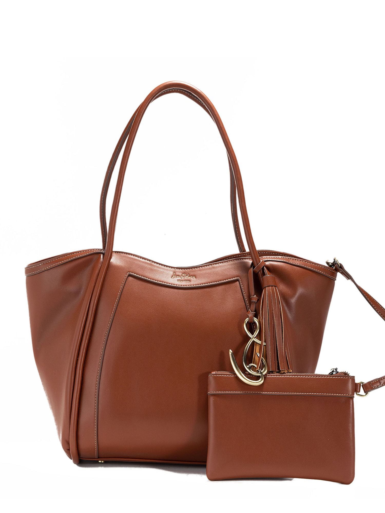 Sam Edelman Women's Neli Tote With Pouch Kona Brown