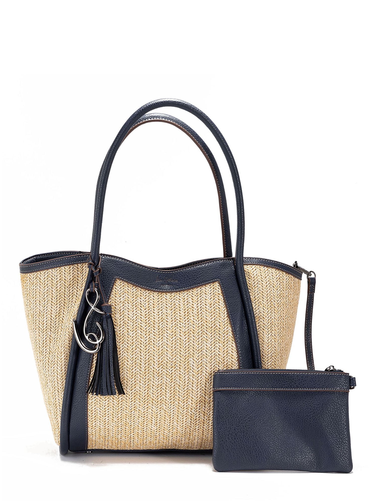 Sam Edelman Women s Neli Tote With Pouch Natural Walmart