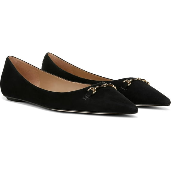Sam Edelman Women's Nori Ballet Flat Black Suede 9M