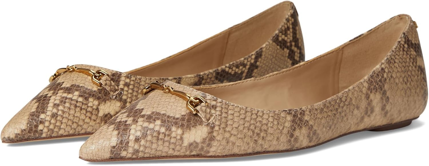 Tory Burch Ballerine Cap-toe In Pelle Avorio Donna In White