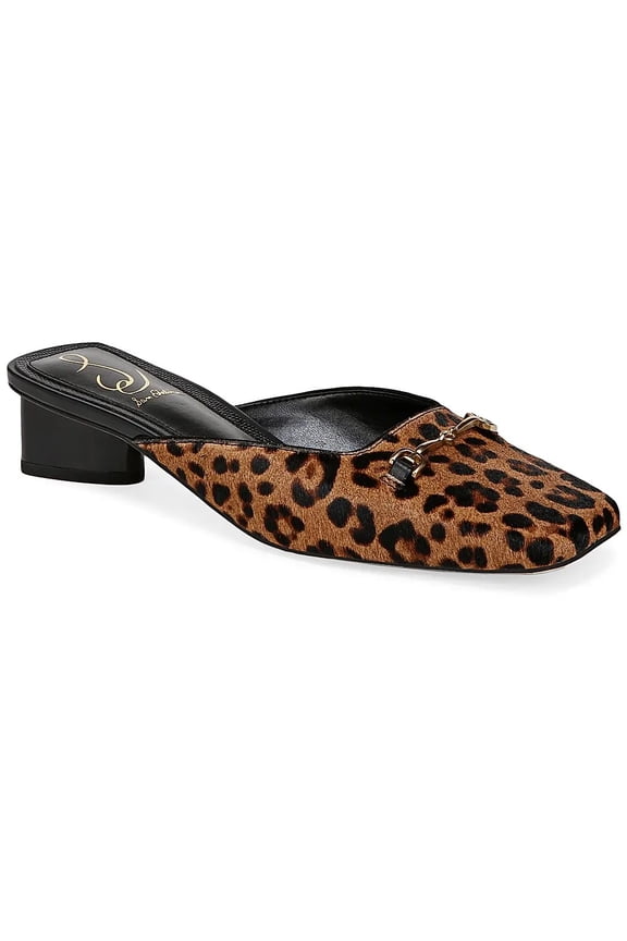 Women's Ollie Square Toe Mule Granada Tan Leopard 6.5M