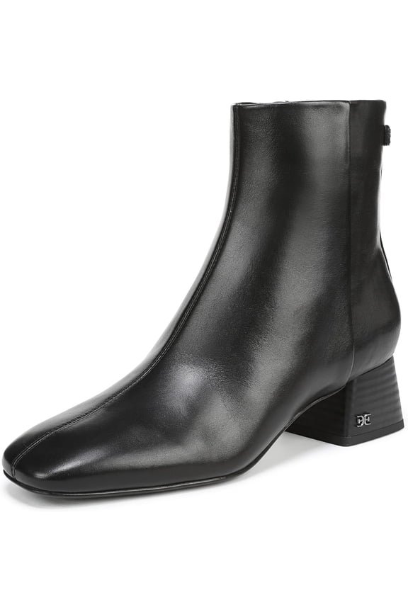 Women's Paige Ankle Boot Black Leather 10.5M