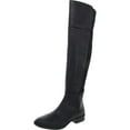 thumbnail image 1 of Sam Edelman Women's Pam Over the Knee Boots Black Leather/Rib 9M, 1 of 3