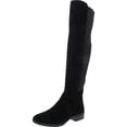 thumbnail image 1 of Sam Edelman Women's Pam Over the Knee Boots Black Suede/Knit 7M, 1 of 3