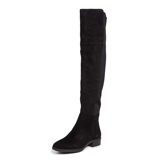 Sam Edelman Women's Pam Tall Boots, Black Jumbo Silky Suede, 9