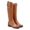 thumbnail image 1 of Sam Edelman Women's Penny Knee-High Riding Boots Whiskey Leather Wide Calf 6.5M, 1 of 5