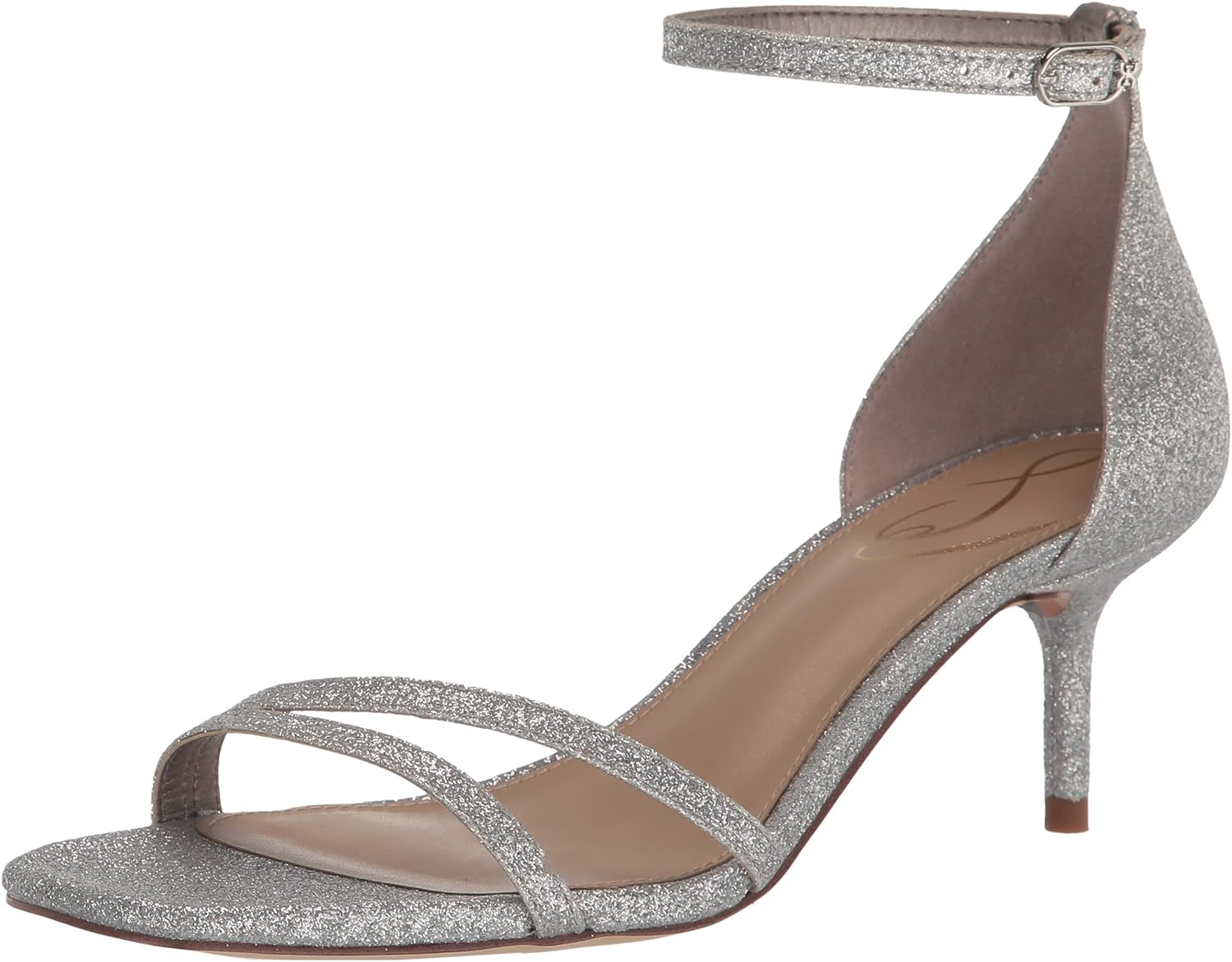 Badgley Mischka Women's Randy Heeled Sandal - Ornamented Ankle Strap Dress Sandals - View #5
