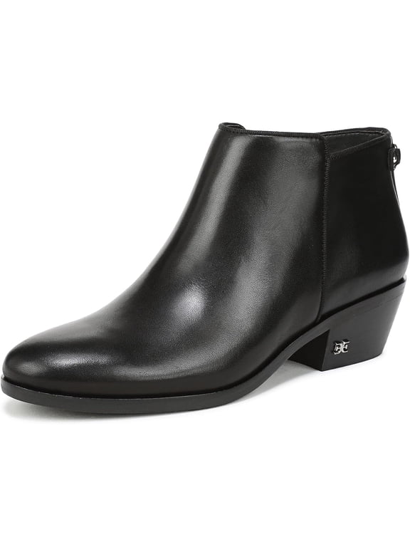 Women's Petty Ankle Boot Black Leather 6M