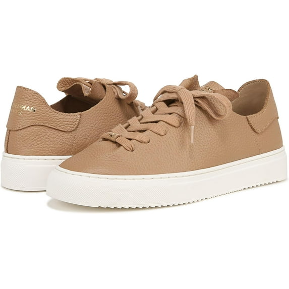 Sam Edelman Women's Poppy Sneaker Camel Leather 6.5M
