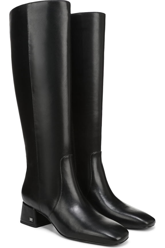 Women's Porter Knee High Boot Black Leather 8.5M