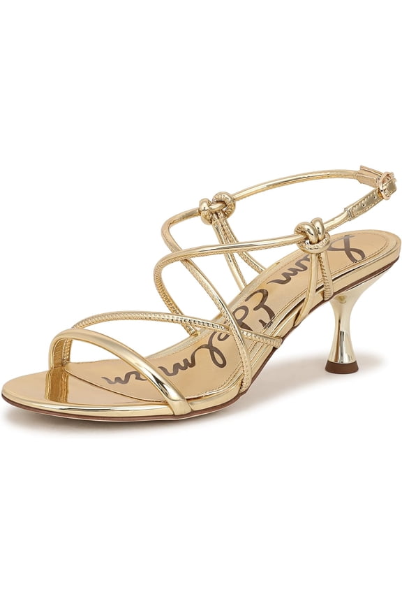 Women's Riana Strappy Heel Sandal Amber Gold 9M