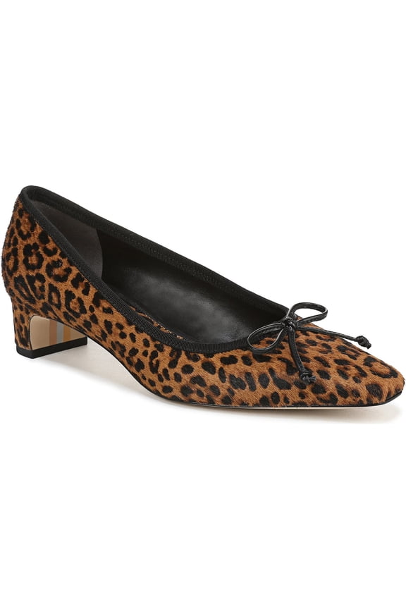 Women's Rinda Pointed Toe Ballet Heel Brown Leopard Multi 8M