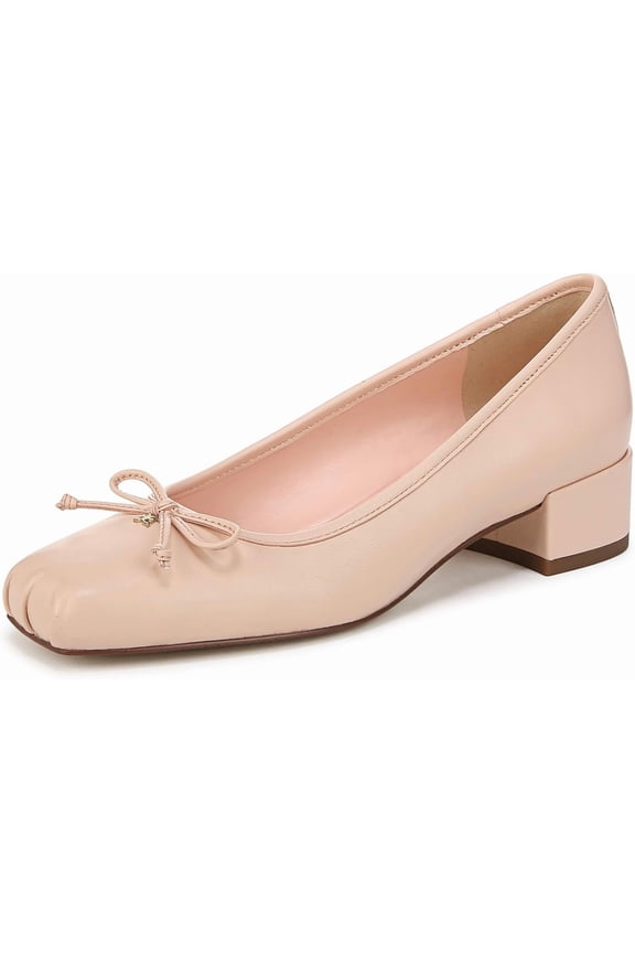 Women's Rosa Block Heel Slip On Pump Buff Peach 10M