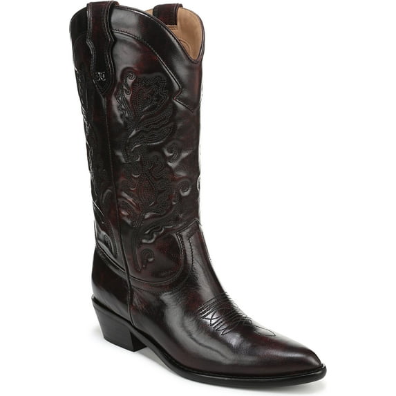 Sam Edelman Women's Rue Western Boot Merlot 7.5M