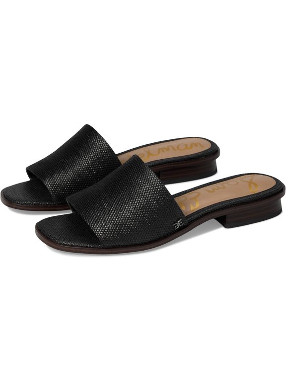 Women's Sabrina Mule Slide Sandal Black Raffia 6M