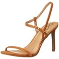 thumbnail image 1 of Sam Edelman Women's Sandals Heeled Ankle Strap, Stiletto Heel Slingback Brown, 1 of 7
