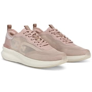 Sam Edelman Women's Sarita Lace Up Performance Sneaker Beige/Rose Multi 7M