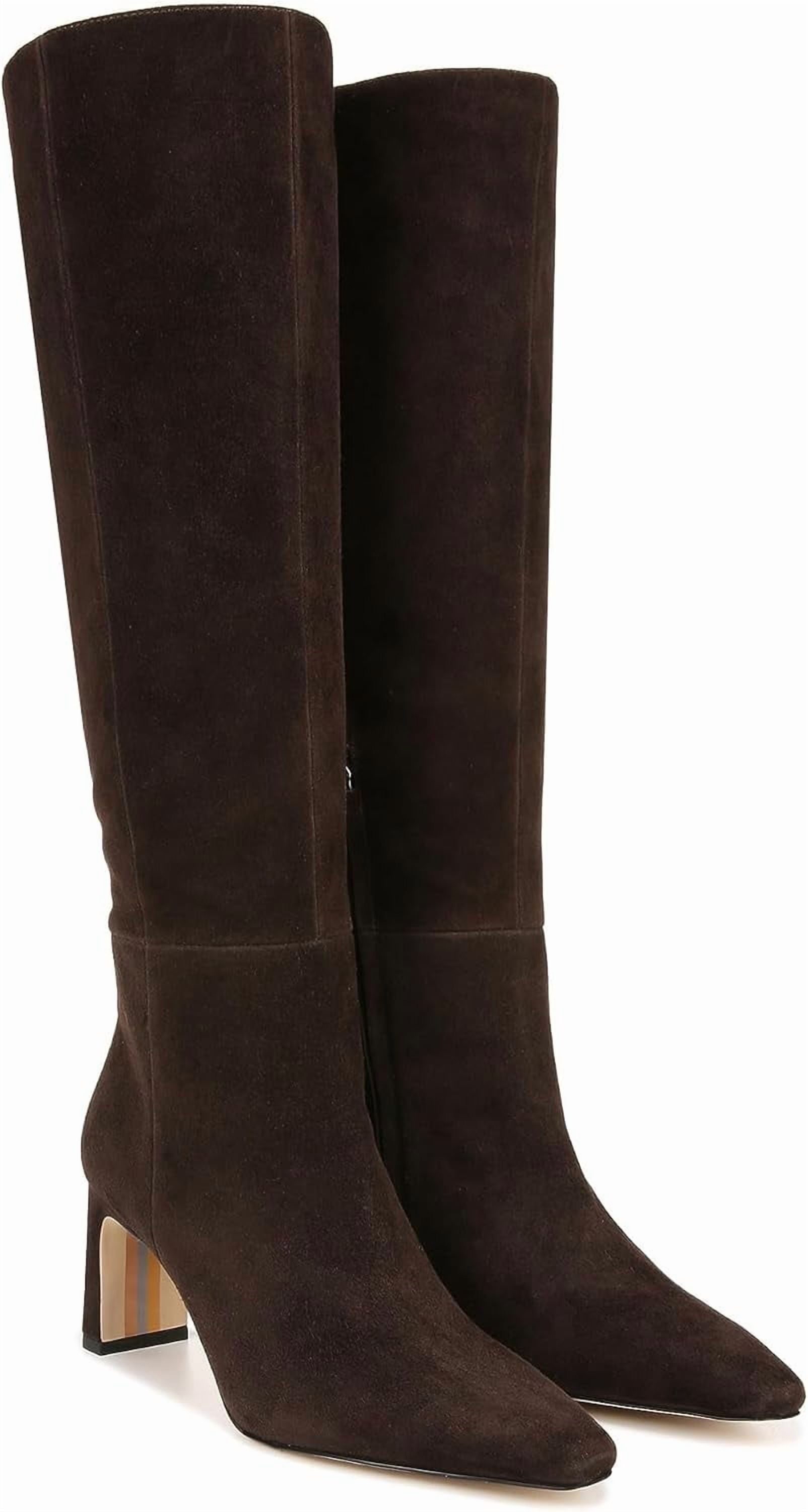 Sam Edelman Women's Sylvia Chocolate Brown Knee High Boot 6M — free download