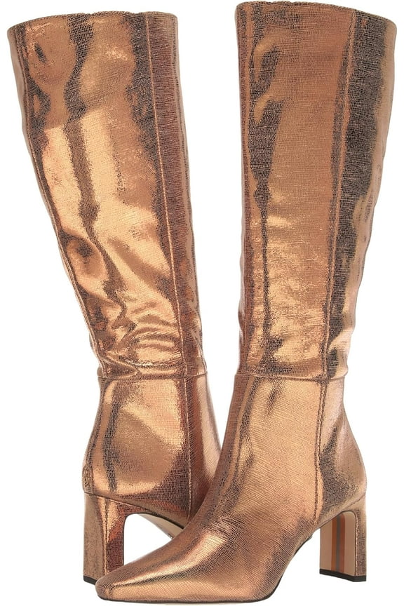 Women's Sylvia Deep Gold Athletic Calf Knee High Boot 6M