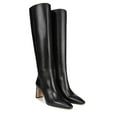 thumbnail image 1 of Sam Edelman Women's Sylvia Black Leather Wide Calf Knee High Boot 10.5M, 1 of 5